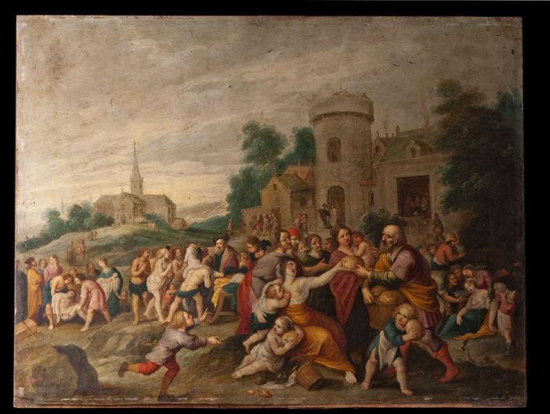 Azotados por el hambre.