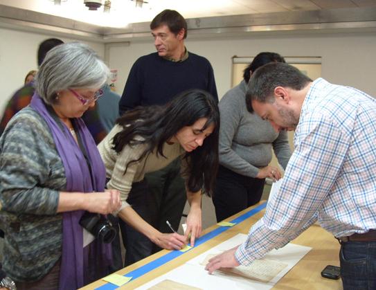 Participantes en el taller. Benavente, A. 2012, Archivo CNCR