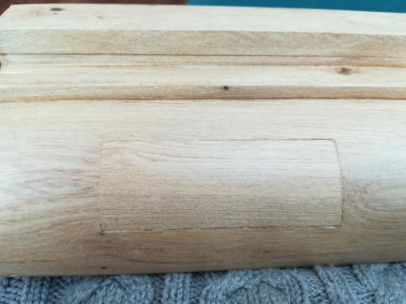 Fabricación de moldura y reintegración de faltante