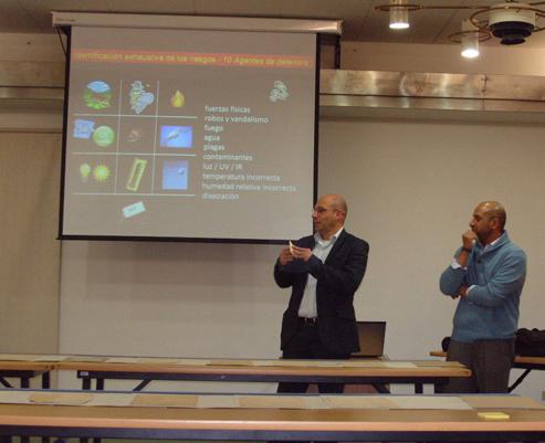 M. Fernández y D. Cohen expertos en Gestión de Riesgos. Benavente,A. 2012.