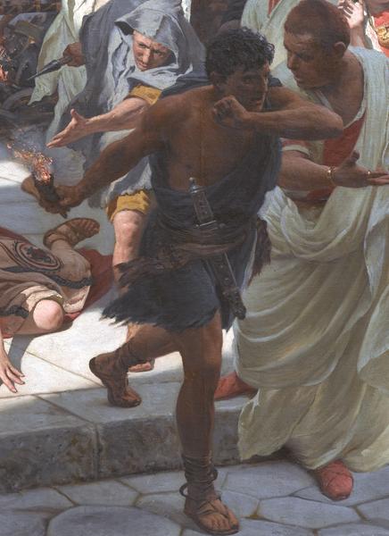 Los funerales de César: análisis iconográfico Los funerales de César: análisis iconográfico