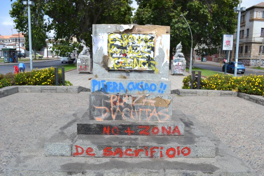 Base del Monumento Público a Francisco de Aguirre
