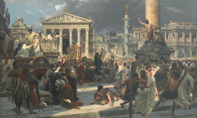 Los funerales de César: anverso final