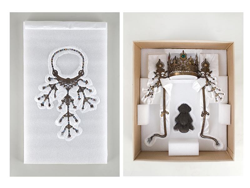 Embalaje corona y colla